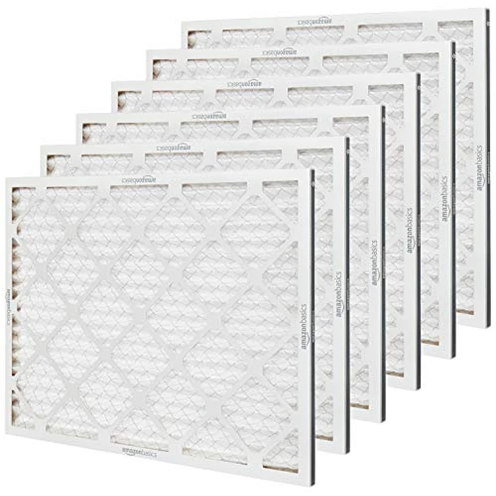 Amazon Basics 20x25x1 Air Filter 6-Pack, MERV 8 AC Furnace Filters, Removes Dust, Electrostatic, Allergy Control (Actual Size: 19.75" x 24.75" x 0.75") by Amazon Basics - Image 3