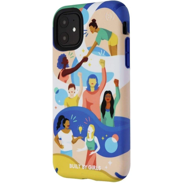 Speck Make My Case Series Hybrid Phone Case for iPhone 11 - Girls (Multicolor) by Speck - Image 2