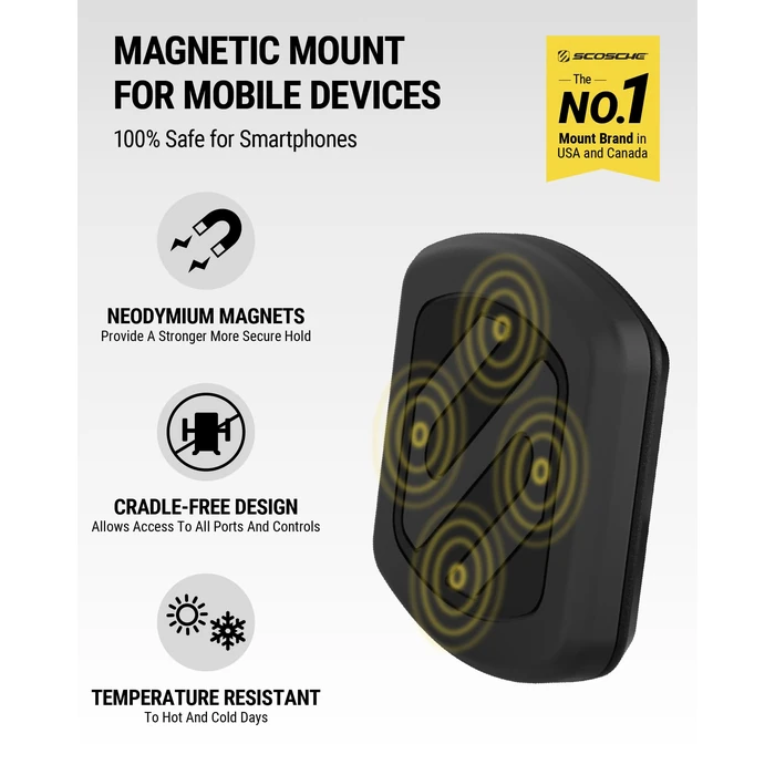 Scosche MAGDM Magnetic Dash Mount Moblie, by Scosche - Image 2