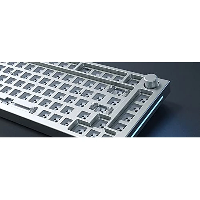Glorious Modular Mechanical Keyboard Pro - GMMK Pro - High Profile Gasket Mounted barebones Premium RGB 75% Keyboard (RENEWED) (GMMK Pro (75%), White Ice) by GLORIOUS - Image 7