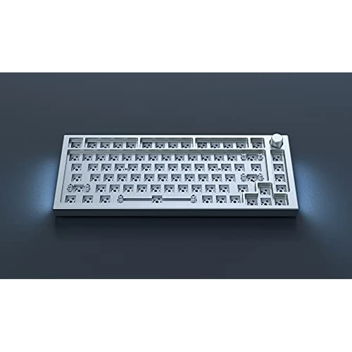 Glorious Modular Mechanical Keyboard Pro - GMMK Pro - High Profile Gasket Mounted barebones Premium RGB 75% Keyboard (RENEWED) (GMMK Pro (75%), White Ice) by GLORIOUS - Image 9