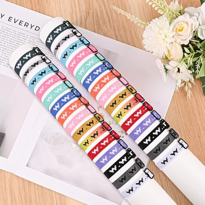 Pmormyy 30PCS WWJD Bracelet Pack for Women Men, Christian Jesus Wristbands Gifts, W.W.J.D Adjustable Bracelets What Would Jesus Do Bracelet 30 Items 15 Colors by Pmormyy - Image 4