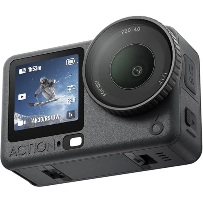 DJI Osmo Action 6 Essential Combo, Action Camera with 1/1.1″ Square Sensor, Variable Aperture of f/2.0-f/4.0, Cold-Resistant, 4hrs Battery, Action Camera 8K Ideal for Daily Use by DJI - Used - Very Good condition - CA$557.07