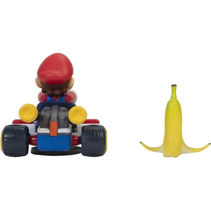 Super Mario Spin Out Mariokart Mario Racer Vehicle with 360 Spins, Wind Up and Go! Includes One 2.5” Mario Action Figure by Super Mario - Image 4
