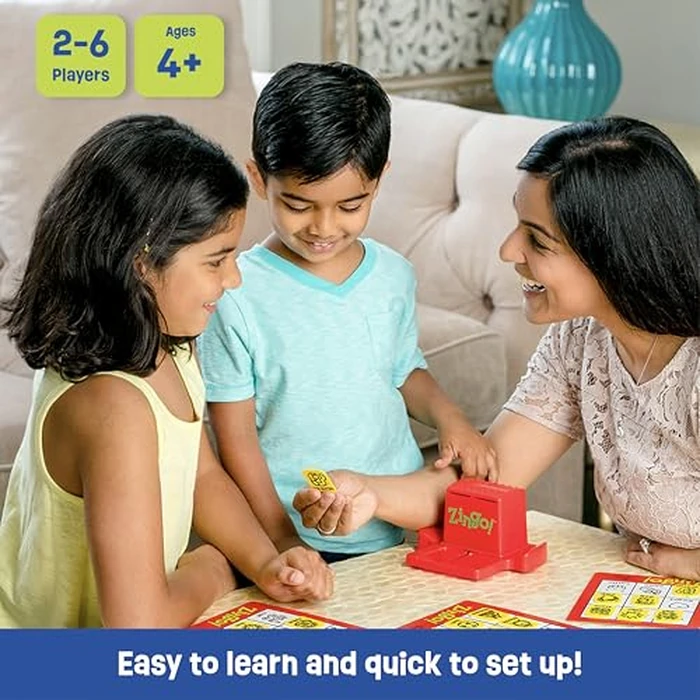 ThinkFun Zingo Bingo Award Winning Preschool Game for Pre-Readers and Early Readers Age 4 and Up - One of the Most Popular Board Games for Boys and Girls and their Parents (97700) by ThinkFun - Image 4