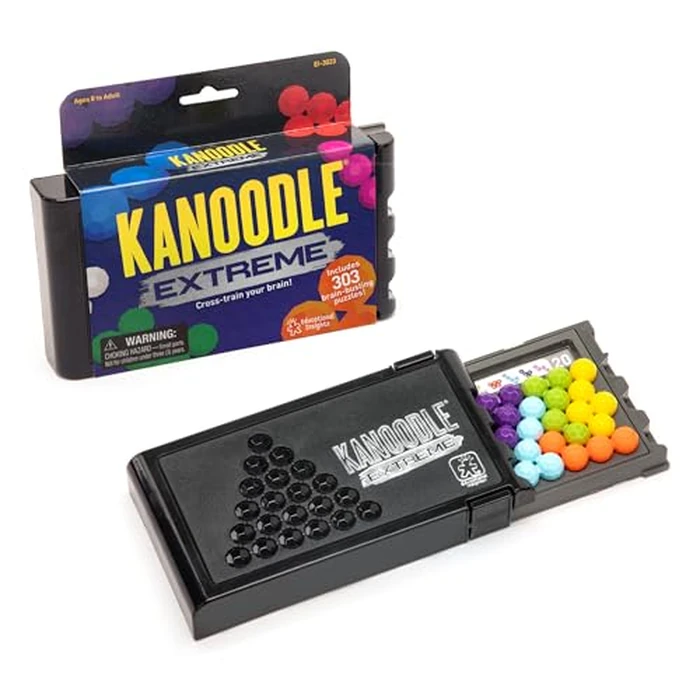 Educational Insights Kanoodle Extreme - 3D Brain Teaser Puzzles for Kids, Spatial Puzzle Games for Adults, Teens and Kids, Problem Solving Toys and Logic Puzzles, Single Player Games by Educational Insights - Used - Like New condition - US$11.14