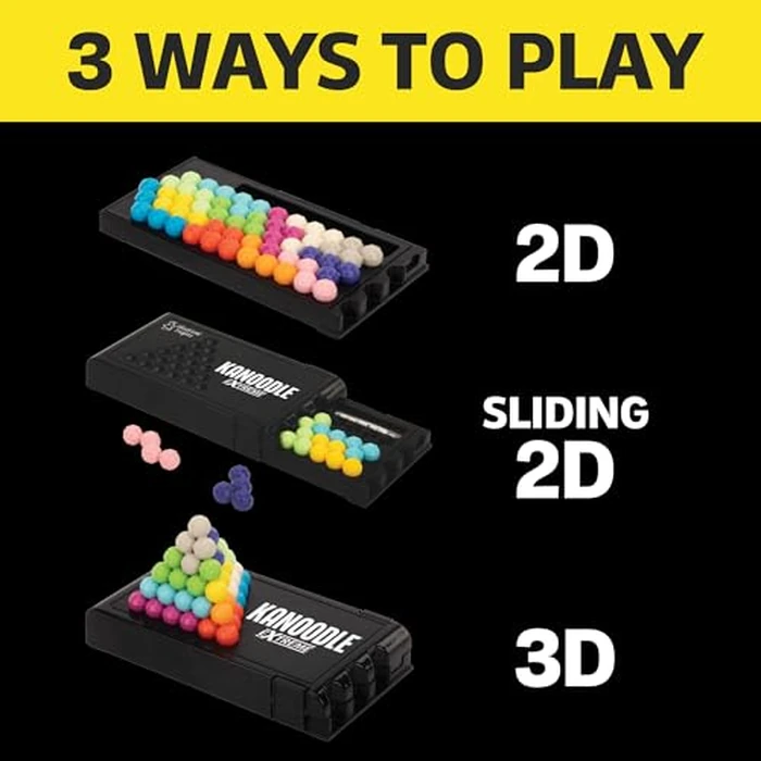 Educational Insights Kanoodle Extreme - 3D Brain Teaser Puzzles for Kids, Spatial Puzzle Games for Adults, Teens and Kids, Problem Solving Toys and Logic Puzzles, Single Player Games by Educational Insights - Image 3