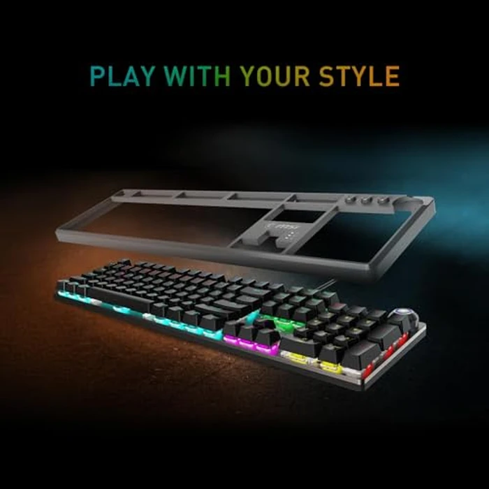 MSI Forge GK310 Combo RED US - Gaming RGB Mechanical Keyboard & Forge Mouse Set, Anti-Ghosting, 7200 DPI Optical Sensor by MSI - Image 4