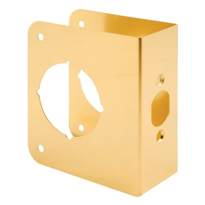 Prime-Line Products U 9558 Door Reinforcer 1-3/4-Inch Thick by 2-3/4-Inch Backset 2-1/8-Inch Bore, Brass by Prime-Line - Used - Good condition - CA$9.76