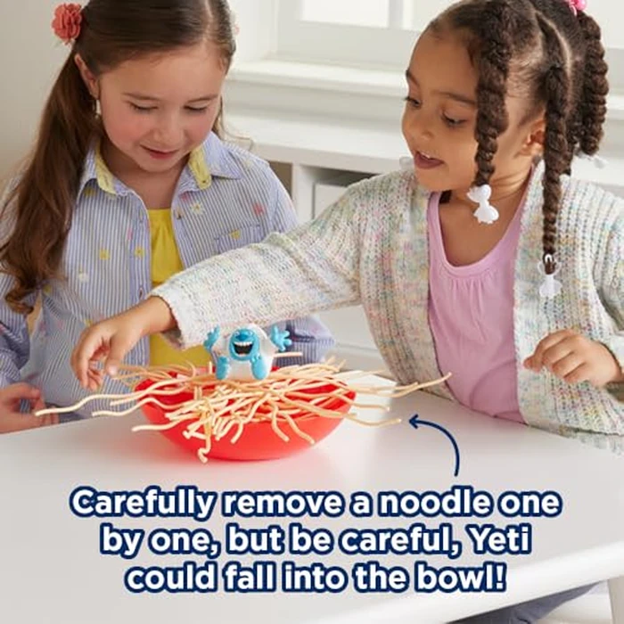 Yeti in My Spaghetti Board Game - Kids Games, Family Game, Multi-Player, Board Games for Family Night, Preschool Toys, Hand-Eye-Coordination Game, Don’t Drop Yeti, Ages 4+ by PlayMonster - Image 2
