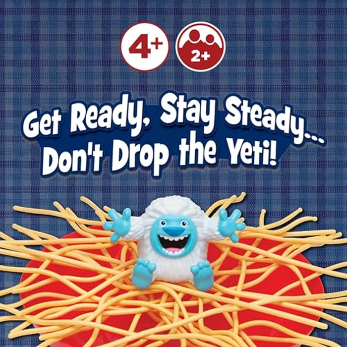 Yeti in My Spaghetti Board Game - Kids Games, Family Game, Multi-Player, Board Games for Family Night, Preschool Toys, Hand-Eye-Coordination Game, Don’t Drop Yeti, Ages 4+ by PlayMonster - Image 3
