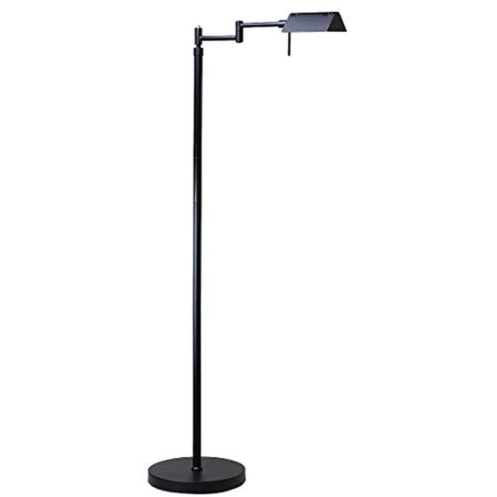 O’Bright Dimmable LED Pharmacy Floor Lamp, 12W LED, Full Range Dimming, 360 Degree Swing Arms, Adjustable Heights, Standing Lamp for Reading, Sewing, and Craft, ETL Listed (Black) by O'Bright - Used - Acceptable condition - US$41.99