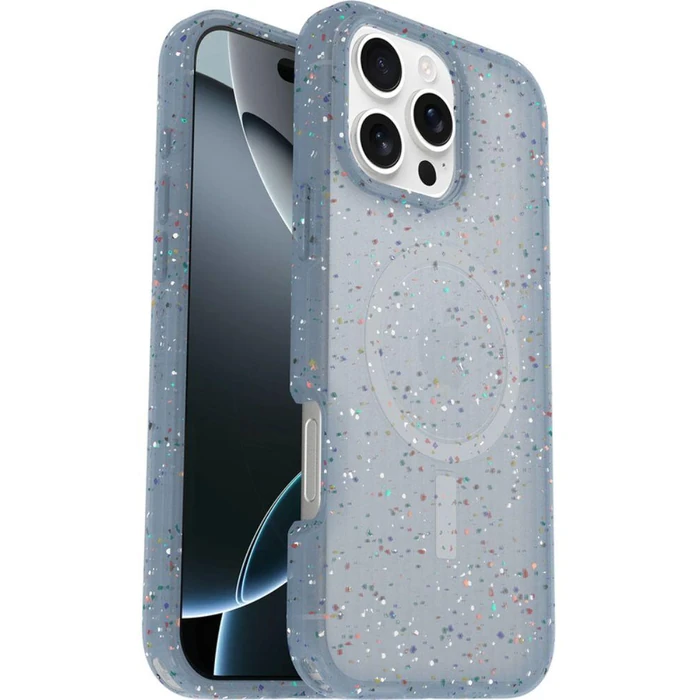 Otterbox Symmetry Series Core Phone Case with MagSafe for iPhone 16 Pro Max - Icy Mist (Blue) by Otterbox - Refurbished - Premium condition