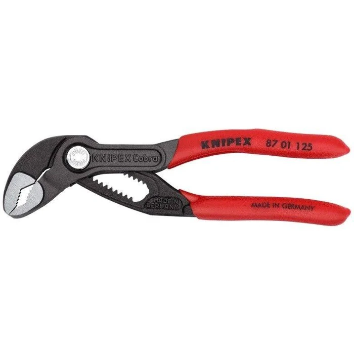 Knipex 87 01 125 5" Cobra Water Pump Pliers - Black/Red by Knipex - Image 1