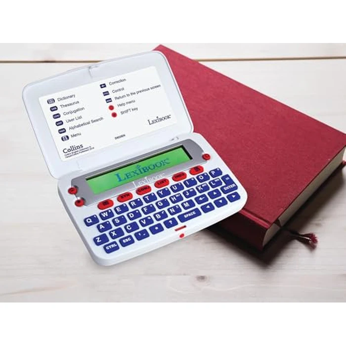 LEXiBOOK - The Collins English Dictionary, 13th Edition - Electronic Dictionary, Definitions, Thesaurus, Conjugation, Phonetic Spellchecker, Crossword Solver, with Battery, Blue/White, D850EN by LEXiBOOK - Image 5