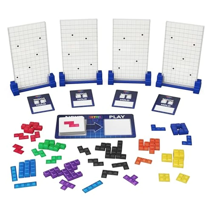 Spin Master Games, Tetris: The Board Game, Play The Classic Puzzle Game Tetris in Real Life, Multiplayer Head-to-Head Puzzle Challenge for Kids, Adults & Family, 2-4 Players, for Ages 8 & Up by Spin Master Games - Image 6