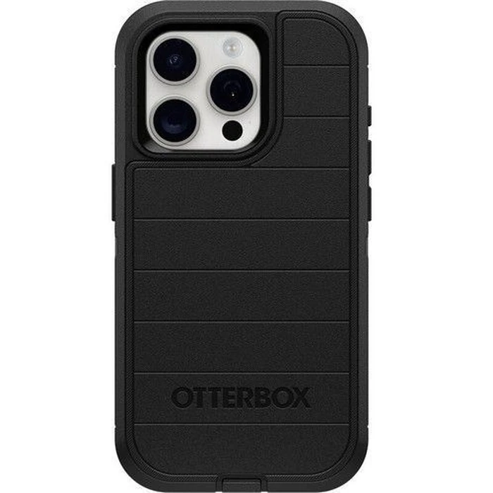 Otterbox Defender Series Pro Phone Case + Holster for iPhone 15 Pro - Black by Otterbox - Image 2
