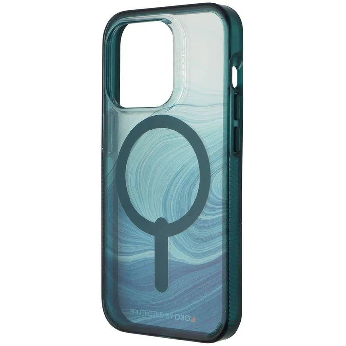 ZAGG Gear4 Milan Snap Phone Case with Magsafe for iPhone 14 Pro - Green Swirl by ZAGG - Refurbished - Premium condition - US$8.28
