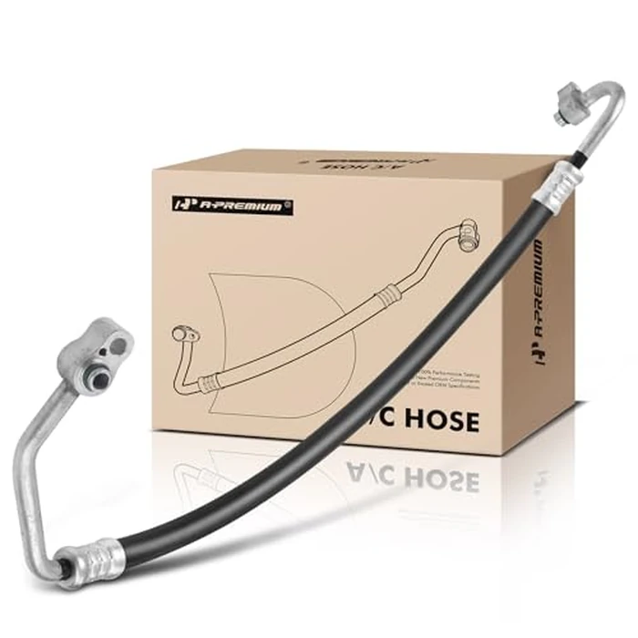 A-Premium A/C Discharge Line Hose Assembly Compatible with Mitsubishi Outlander, 2003, 2.4L, Sport Utility, Compressor to Condenser by A-Premium - Used - Very Good condition