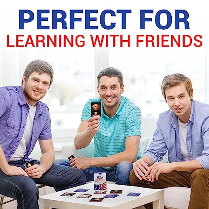 USA Presidents & Influential People Flash Cards - 75 Cards for Learning U.S. History & Civics - Educational Study Tool for Students, Teachers & Homeschool - Briston American History Edition by Briston - Image 9