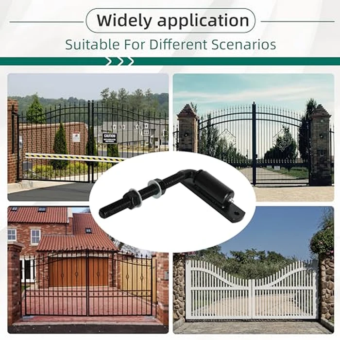 3/4" J Bolt Gate Hinge Heavy Duty Bolt Industrial for Large Heavy Driveway Gates Up to 440 Pounds,No Welding Lubricated Ball Bearing Hinge 2 Pcs by Riyhch - Image 8