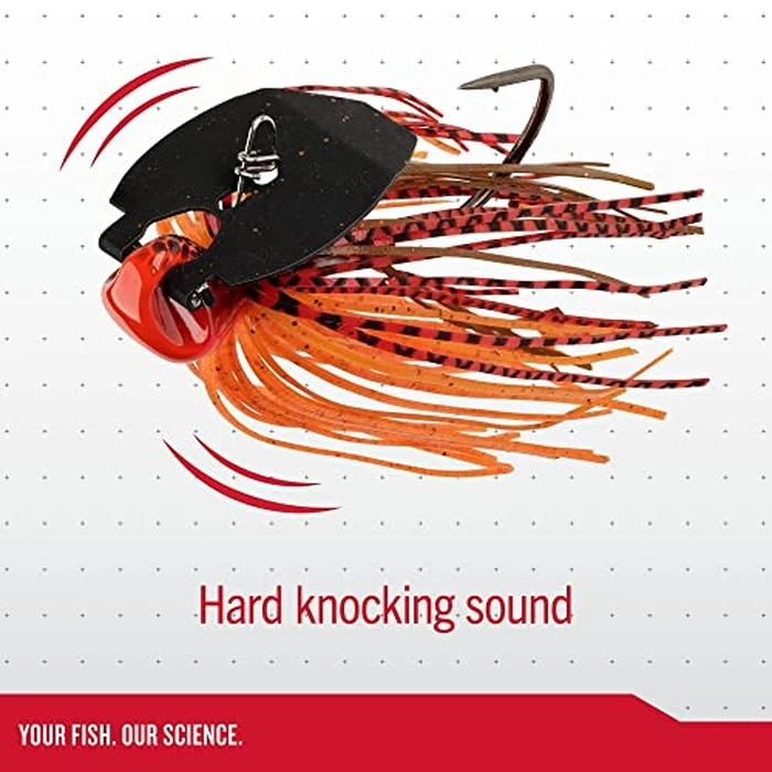 Berkley SlobberKnocker Bladed Jig - 3/8 oz, Fire Craw, Premium Bass Fishing Lure with Enhanced Vibration and Action (Model BJGBLD3/8-FRCR) by Berkley - Image 9
