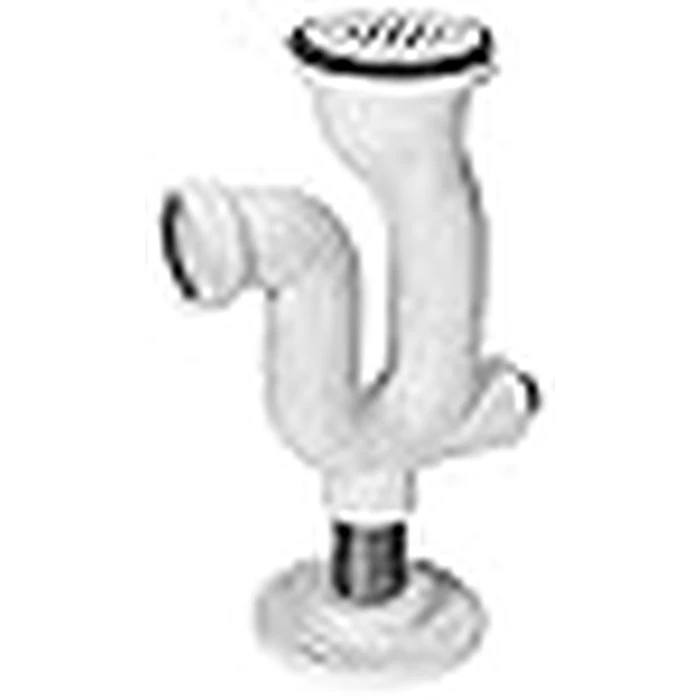 Zurn TS2900-IP3 Sani-Coated Cast Iron Adjustable P-Trap Standard, 3" Threaded Connection, 10" - 11" by Zurn - Image 2