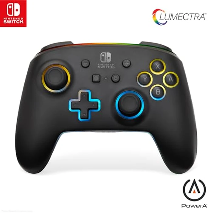 PowerA Enhanced Wireless Nintendo Switch and Switch 2 Controller with Lumectra, gaming controller, Officially licensed by PowerA - Used - Very Good condition - US$29.01