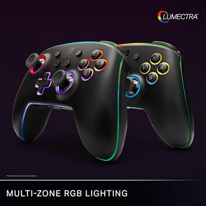 PowerA Enhanced Wireless Nintendo Switch and Switch 2 Controller with Lumectra, gaming controller, Officially licensed by PowerA - Image 2