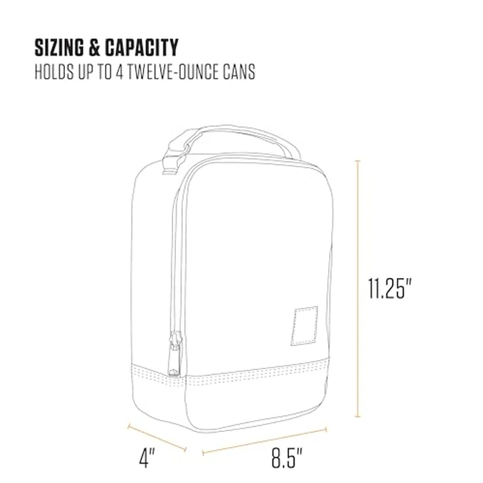 Carhartt Insulated Lunch Cooler for Men and Women, Fully Insulated Lunch Pale for Work, Outdoor, and Everyday Use, Carhartt Brown by Carhartt - Image 5