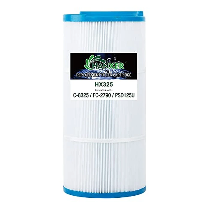 HANXER(R) C-8325 Spa Filter Cartridge Replacement for Sundance Spa Filter 6540-490, Filbur FC-2790, PSD125U, 817 0050, 03FIL1400, 81254, 125 Sq.Ft. Spa Hot Tub Filter, 1 Pack by HANXER - Image 1