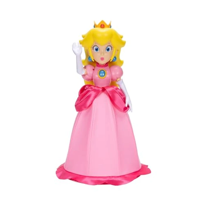 Super Mario Yours Truly, Princess Peach Collectible Action Figure Doll Stands Approximately 12 Inches TalI, with 6 Points of Articulation, 25+ Video Game Quotes, Sounds, and Music! by Super Mario - Used - Very Good condition