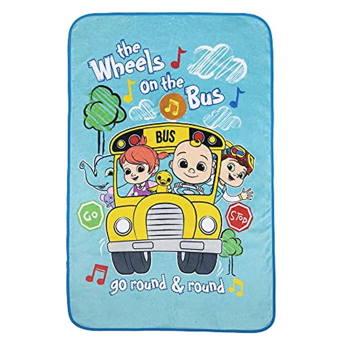 Cocomelon Press-N-Talk Musical Toddler Blanket, Multi-colour by CoComelon - Used - Very Good condition - CA$11.81