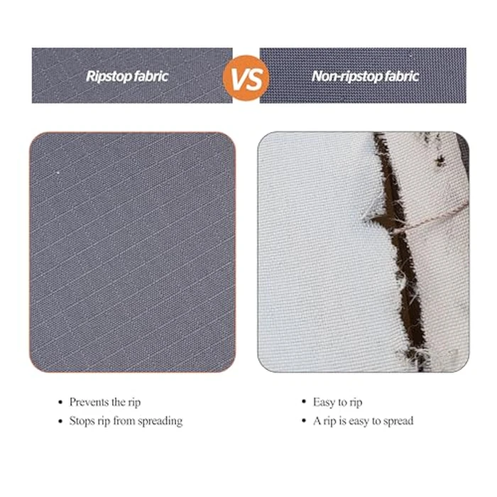 WJ-X3 Patio Chair Cover, Outdoor Lounge Cover, Heavy Duty, Waterproof Lawn Patio Chair Covers, 33W x 35D x 36H, Grey, 2-Pack by WJ-X3 - Image 4