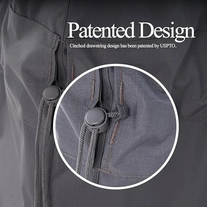 WJ-X3 Patio Chair Cover, Outdoor Lounge Cover, Heavy Duty, Waterproof Lawn Patio Chair Covers, 33W x 35D x 36H, Grey, 2-Pack by WJ-X3 - Image 5