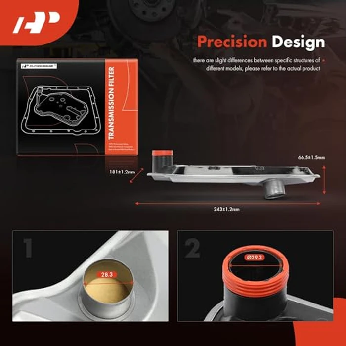 A-Premium 4R70W 4R75W 4R75E Transmission Filter with Pan Gasket, Compatible with Ford F-150, F-250, Expedition, Explorer, Mustang, E-150, E-250 Econoline, E-350 Super Duty & Lincoln Town Car & Mercury by A-Premium - Image 6