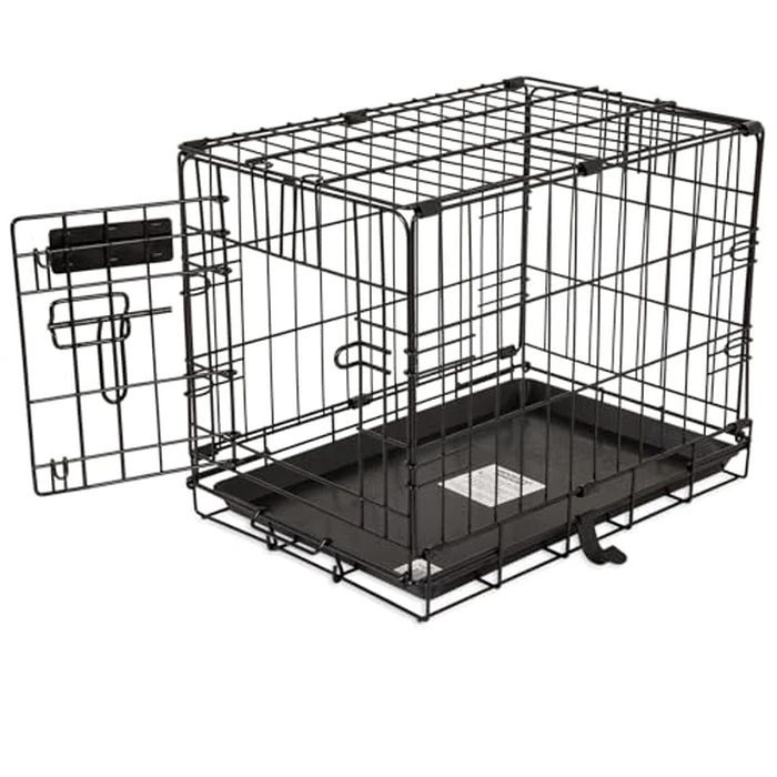 Precision Pet 7011241 "ProValu, Single Door Dog Crate, Black by PRECISION PET - Used - Very Good condition
