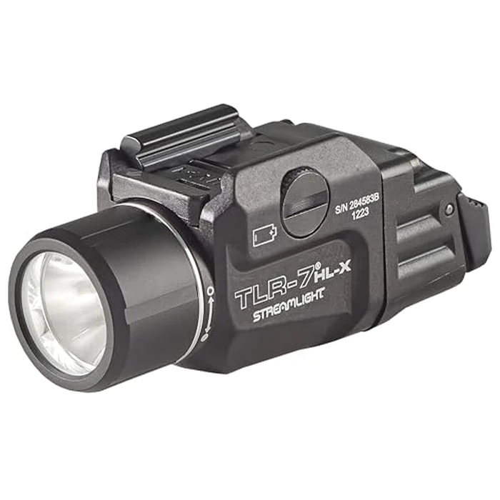 Streamlight 69458 TLR-7 HL-X USB 1000-Lumen 22000-Candela Rechargeable Rail Mounted Weapon Light with Interchangeable High & Low Switches and Key Kit, Black by Streamlight - Used - Like New condition - US$165.89