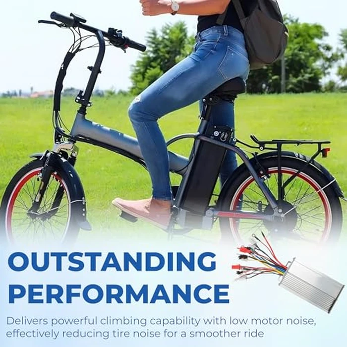 Dual Mode 12-Tube 48V 60V 64V 72V 1000W 1500W Brushless Motor Speed Controller DC Universal Replacement for High Power E-Bike Scooter (Silver) by KH866 - Image 7