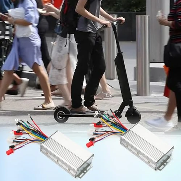 Dual Mode 12-Tube 48V 60V 64V 72V 1000W 1500W Brushless Motor Speed Controller DC Universal Replacement for High Power E-Bike Scooter (Silver) by KH866 - Image 8