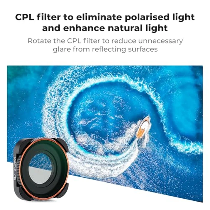 K&F CONCEPT ND CPL Filter Set Compatible with GoPro Hero 13 Black,6Pack ND8 ND16 ND32 ND64 ND1000 CPL Neutral Density Polarizer Lens Filter Kit for Go Pro Hero 12/11/10/9 Black,Plastic Frame by K&F CONCEPT - Image 3