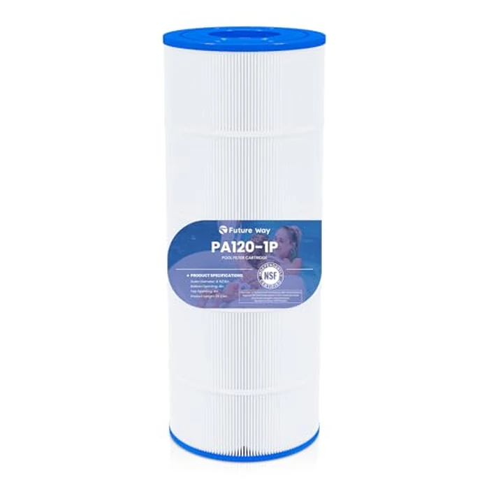 Future Way C1200 Pool Filter Cartridge Replacement for Hayward Star Clear Plus C1200, Replace Pleatco PA120, Hayward CX1200RE, Unicel C-8412, 120 sq.ft by Future Way - Image 1
