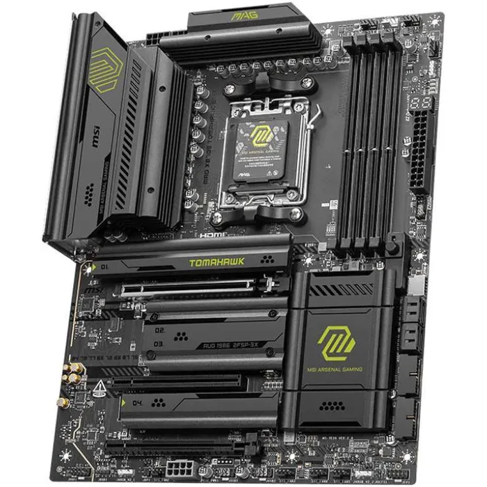 MSI MAG MAG X870E TOMAHAWK WIFI AM5 AMD X870E SATA 6Gb/s M.2 DDR5 Wi-Fi 7 5G LAN ATX Motherboards by MSI - Image 4