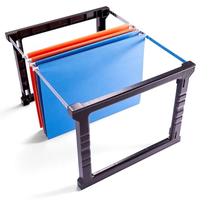 Officemate Plastic Hanging File Folder Frame, 18 Inch, Letter and Legal Size. 1 Set (91961), Assorted Colors by Officemate - Image 1