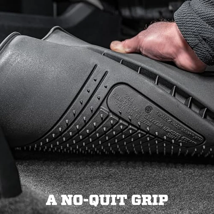 Husky Liners Weatherbeater Floor Mats | Fits 2021 - 2024 Ford Mustang Mach-E | Front & 2nd Row, 3-pc Black - 95071 by Husky Liners - Image 6