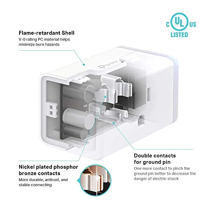 Kasa Smart Plug Mini by TP-Link (HS103P2) - Smart Home WiFi Outlet Works with Alexa, Echo and Google Home, No Hub Required, Remote Control, 2.4GHz WiFi Required, 15 Amp, UL Certified, 2-Pack, White by Kasa Smart - Image 5
