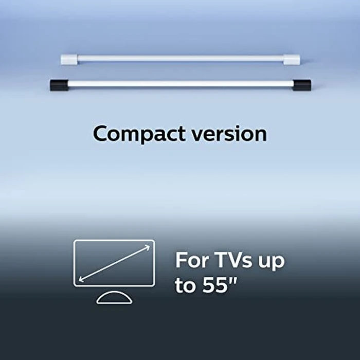 Philips HUE White & Color Ambiance Play Gradient Light Tube Compact, Color Changing, Bluetooth & Zigbee Compatible, Voice Activated with Alexa, HomeKit & Google Assistant, Music Sync, Black by Philips Hue - Image 3