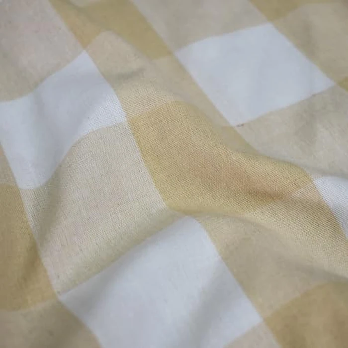 Short Curtains for Windows Treatment Buffalo Check Plaid Valances Gingham 2 Pack Tiers Rod Pocket Beige and White Farmhouse Decor Small Curtains Over Sink for Kitchen/Living Room 36 Inch Length by LKTCOBTAC - Image 5