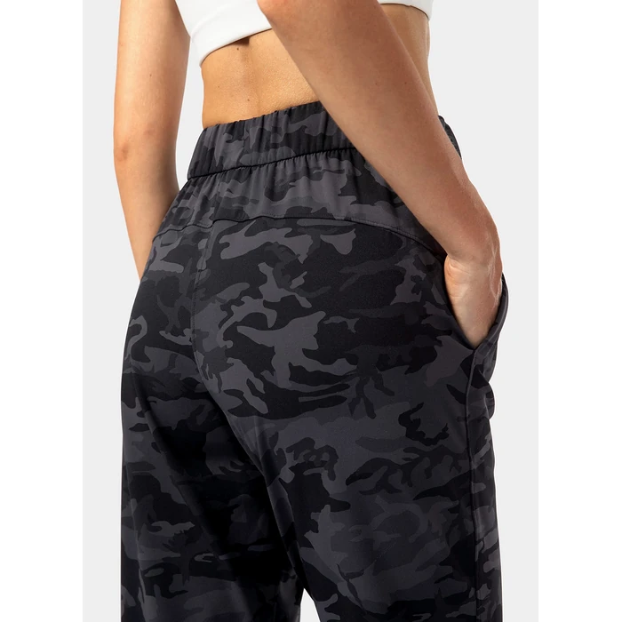 SANTINY Women's Joggers Pants Pockets Drawstring Running Sweatpants for Women Lounge Workout Jogging(Camo Deep Coal Multi__M) by SANTINY - Image 3