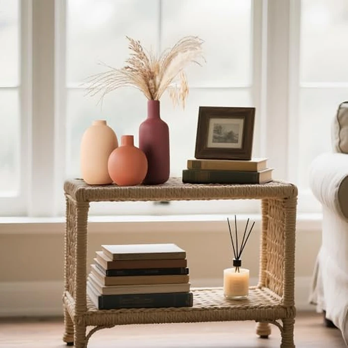 Ceramic Modern Vase for Home Decor Farmhouse Vases Set of 3 Terracotta Decorative Pottery Boho Vases for Pampas Grass Living Room Kitchen Bedroom Entryway Mantel Decor by Smiletag - Image 7